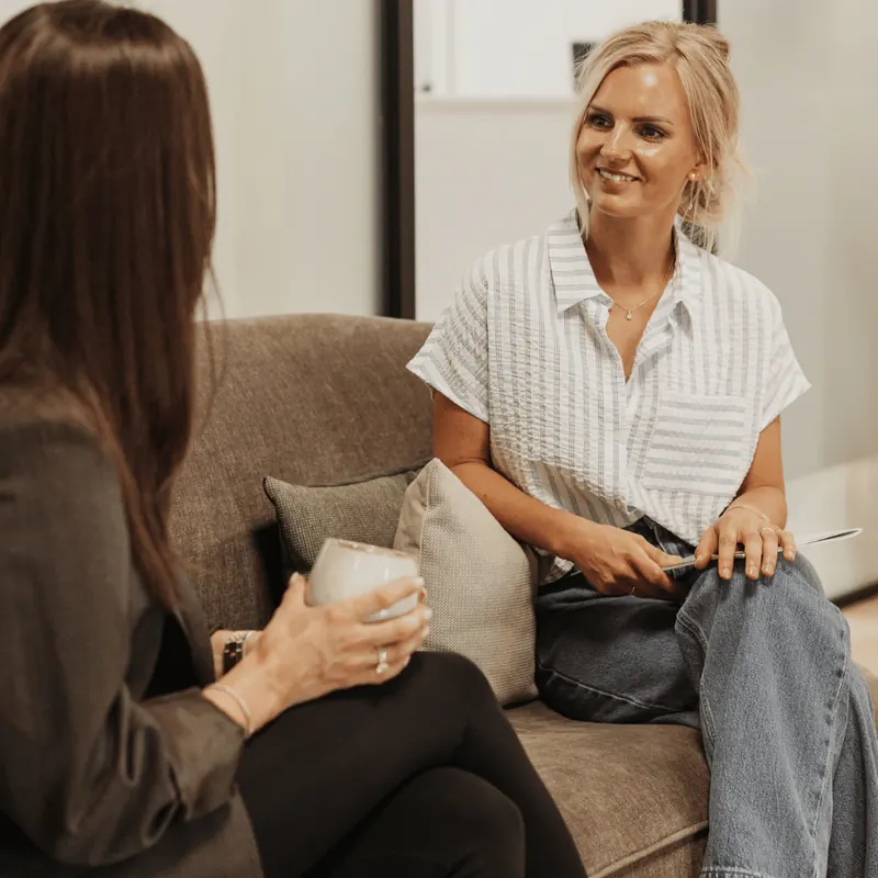 Forundersøgelse i klinikkens lounge